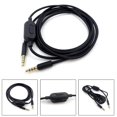 thumbnail image 2 of Cable de audio para auriculares de repuesto para Logitech G433 G233 G Pro G Pro X con conector de 3,5 mm, color negro y rojo, 2 of 5