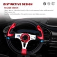 thumbnail image 2 of Aluminum Frame Ergonomic Sport Styles 13 Inch Steering Wheel Fit for Vehicle Upgrade Comfortable Grip, 2 of 8
