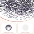 thumbnail image 2 of Paquete de 10000 Strass de Resina con Respaldo Plano, Cristales de 3mm para Manualidades/Ropa/Decoración de Uñas [Púrpura Claro], 2 of 6
