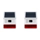 thumbnail image 1 of 2X Alarma Estroboscópica Solar Inalámbrica, Luz con Sonido, Flash, Sirena de Alarma para Exteriores para de Alarma Wifi GSM de 433MHz para el Hogar y la Granja, 1 of 5