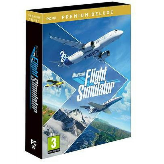 Microsoft Flight Simulator 2020 Premium Deluxe Edition PC, Physical Edition