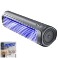 thumbnail image 1 of Bladeless Wall-Mounted Cross-Flow Fan, 3-Speed Portable Personal Fan for Kitchen Bedroom, Quiet AC-Style Air Circulation, Punch-Free Easy Installation, Electric, 1 of 8
