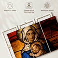 thumbnail image 6 of Elephant Stock Love Of Virgin Mary Wall Art - Horizontal Multi Panel Canvas - Living Room Wall Decor - Religion And Spirituality Multi Panel - Orange And Blue Decor - 57" x 36", 6 of 8