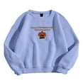 thumbnail image 1 of CNKOO Women‘s Loose Pullover  Pumpkin Letter Print Long Sleeve Sweatshirt, 1 of 3