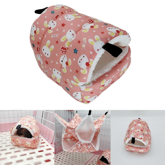 Mini Hamster Bed Hideouts and Houses, Cotton Mini Animal Pet Nest Cave, Cute Warm Bed for Hamster
