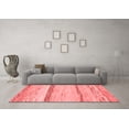 thumbnail image 3 of Ahgly Company Machine Washable Indoor Rectangle Abstract Red Modern Area Rugs, 6' x 9', 3 of 4