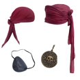 thumbnail image 1 of Disfraz BEDJIMI Medieval Renacentista Pirata Fiesta de Halloween, 1 of 6