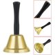 thumbnail image 3 of Campanas de mano de Metal de 2 piezas, campana de llamada clara y fuerte, alarma con mango de madera, 3 of 5