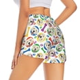 thumbnail image 3 of Goofa Cartoon Labrador Retriever Printed Women 2 in 1 Running Shorts,Quick Dry Athletic Workout Shorts,High Waisted Athletic Shorts with Liner Pockets-Medium, 3 of 9