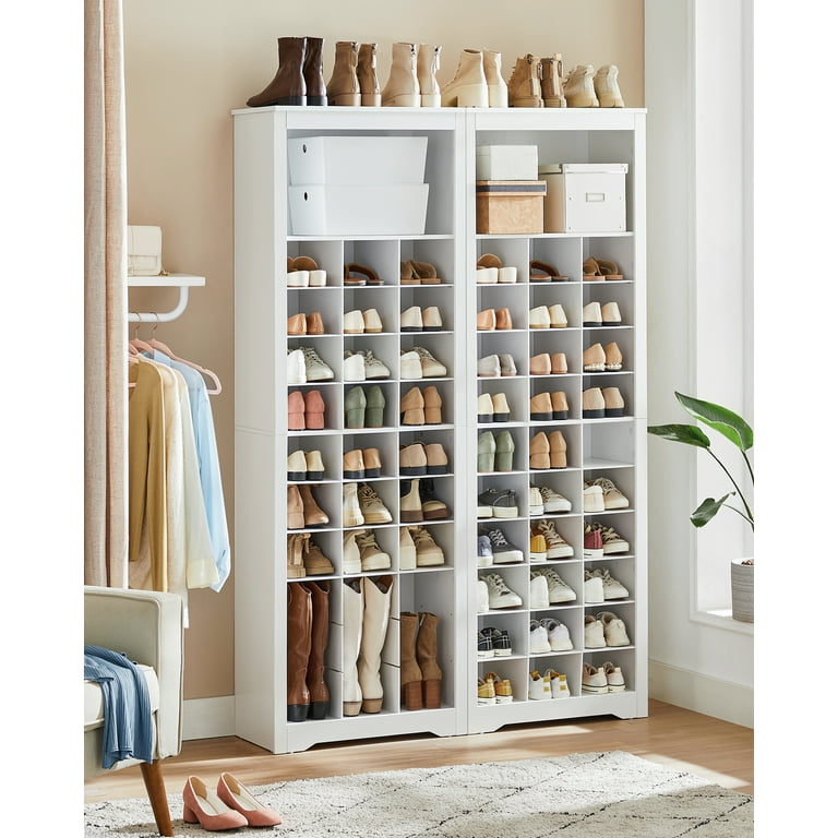 White Shoe 10 Pair Shoe Storage Cabinet Vasagle Shoe Storage