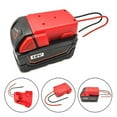 thumbnail image 4 of Scienceny Adaptador de batería Convertidor de proyecto Dispositivo de adaptación Mano de obra Tamaño compacto Suministros eléctricos Accesorios para bloques patrón Rojo, 4 of 4