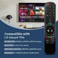 thumbnail image 4 of for LG TV Remote Control Replacement MR21GA, for All 2019-2023 LG Magic Remote Control for Smart TV, for UHD OLED QNED NanoCell 4K 8K Smart TV with Pointer and Voice Function, 4 of 6