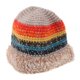 thumbnail image 3 of Crochet Bucket Hat For Women Stylish Knitted Floppy Design Multi Color 54-58cm Warmth 1Pcs, 3 of 5