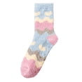 thumbnail image 2 of IYYVV Fuzzy Socks for Women Fall Cozy Fluffy Slipper Socks Non Slip Socks Warm Thick Socks for Winter Cold ,Sleep A One Size, 2 of 5