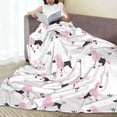 thumbnail image 6 of Pofeuu Cute Poodle Dog Print Ultra-Soft Micro Fleece Blanket,for Bed Or Sofa,All Season Throw Blankets Flannel Blanket-40"x30", 6 of 7