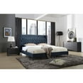 thumbnail image 4 of Modern Dark Gray Ash Nightstand with Two Drawers, 4 of 6
