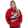 thumbnail image 4 of Popeye The Sailor Man American Might Hoodie Sweatshirt Women Men Brisco Brands M, 4 of 6