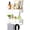 White, variant on 2-Pack Rustic Floating Shelves with Drawer, Black, 15.8 Inch Long, Wall-Mounted, Bathroom, Kitchen, Living Room Storage