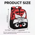 thumbnail image 7 of Uorisanigo Ladybug Cartoon Print Kids Backpack for Elementary Girls, Large Capacity Schoolbag with Side Pocket, Lightweight Casual Daypack for Back to School Travel, 7 of 7