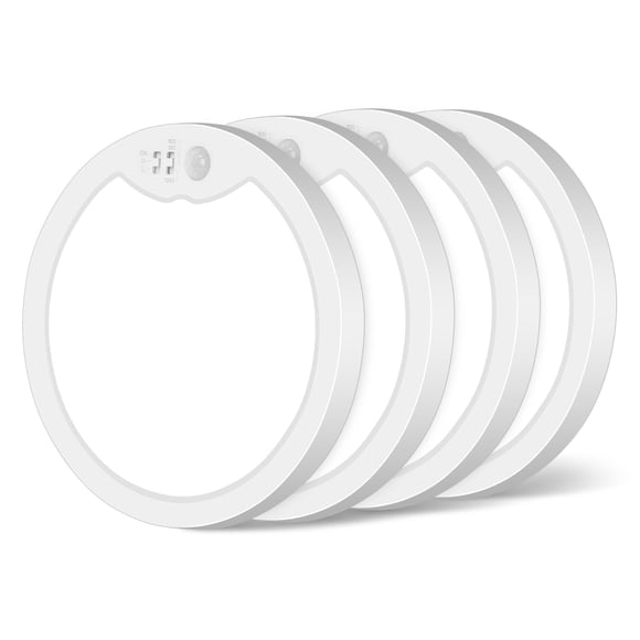 Brightever 4-Pack Motion Sensor Ceiling Light Wired, 7 Inch LED Flush Mount Light Fixture, 3000K/4000K/6500K Selectable, Closet L