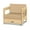 Natural Wood/Beige, variant on Living Room Chair - Wheat