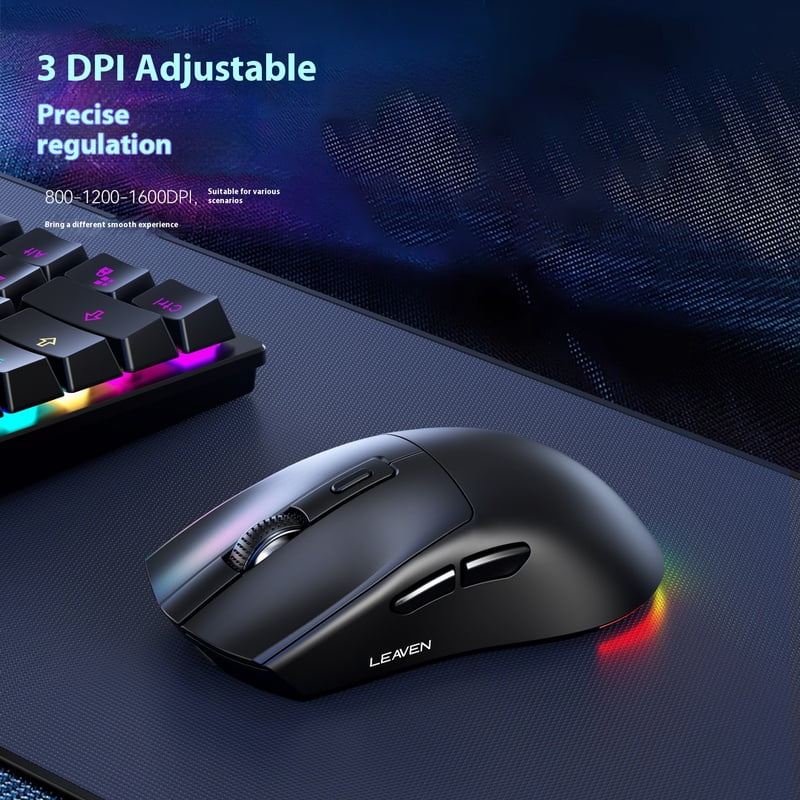 Wireless Mouse Bluetooth 2.4G Dual Mode Rechargeable with Charging Dock Backlight LED High Cost-Effective for Laptop PC Mac ​