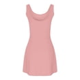 thumbnail image 4 of TMOYZQ Athletic Dress for Women, Sleeveless Tennis Dress with Built in Shorts Workout Running Golf Dress Summer Casual A-Line Flowy Mini Dress with Pockets, 4 of 5