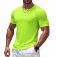 thumbnail image 4 of Homenesgenics Mens Shirts Men Tops T Shirts for Man Men's Solid Color Short Sleeved Outdoor Running Sports Breathable Short Sleeve 0 XXXL, 4 of 9