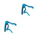 thumbnail image 4 of Langgg Guitar Streamlined Aluminum Guitar String Clip Clamp with Stainless Spring Silicone Handle blue 2Set, 4 of 6
