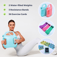 thumbnail image 5 of Adjustable Weights (2-11 lbs): Compact and Versatile for Home Workouts. Stay Fit with Water-Filled Weights (Set of 2), 5 of 8