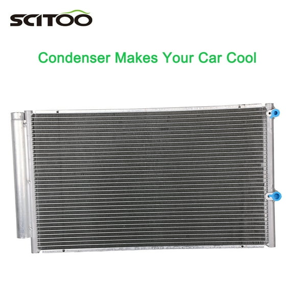 SCITOO AC A/C Condenser Compatible with 2004-2009 Toyota Prius AC3093 3093, TO3030192