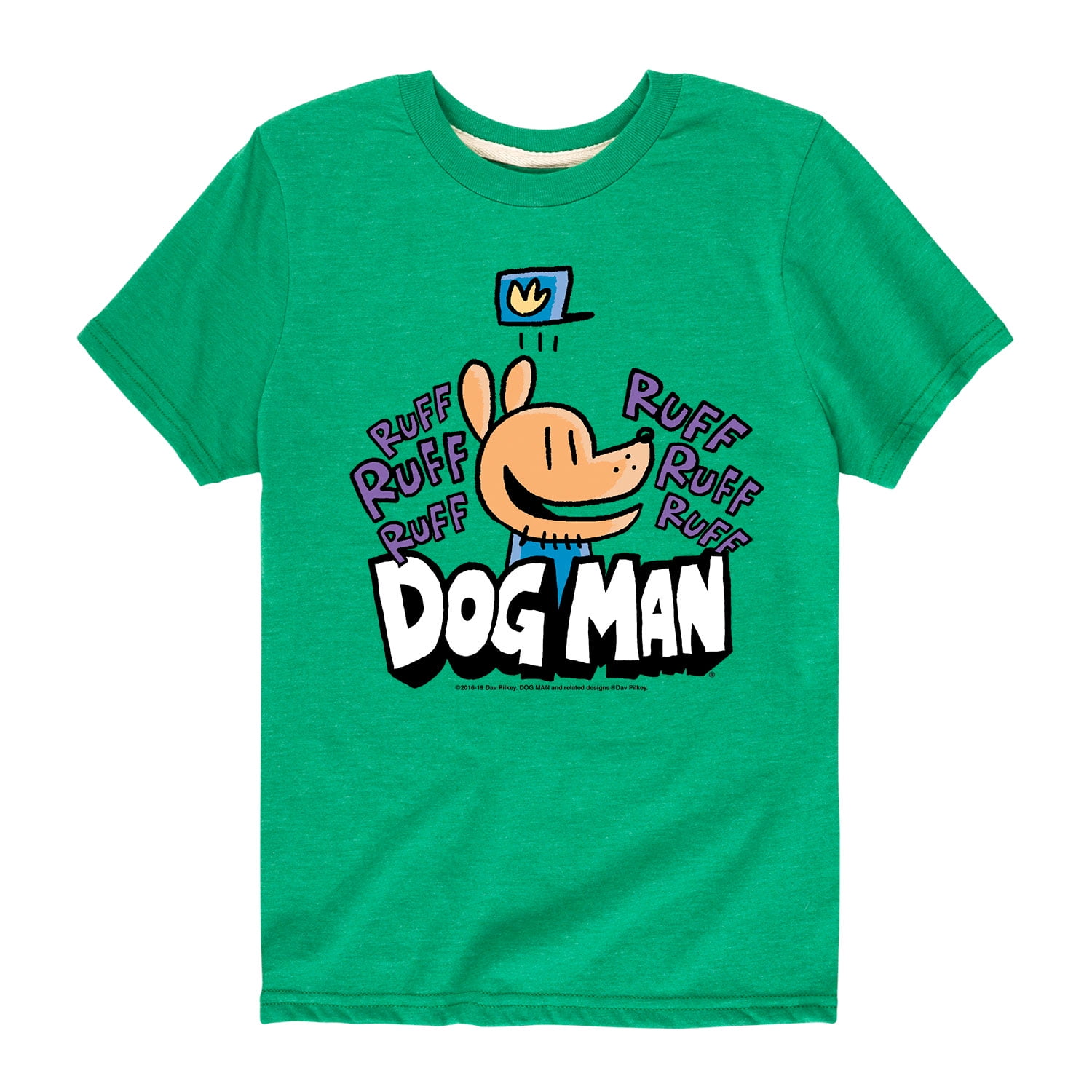 Dog Man - Ruff Ruff Dogman - Youth Short Sleeve Graphic T-Shirt