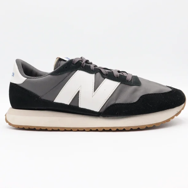 New Balance 237 V1 Mens 12 US Black Gray Suede Classic Lifestyle Sneakers Shoes