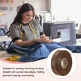 thumbnail image 5 of Uxcell 1-Pack Extra Wide Single Fold Bias Tape, 1 Inch x 55 Yards Satin Bias Tape for Sewing/Quilting/Hemming [Brown], 5 of 6