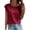 Red, variant on Womens Tops Casual T Shirts Glitter Sequin Cap Sleeve Crew Neck Sleeveless Summer Clothes Red