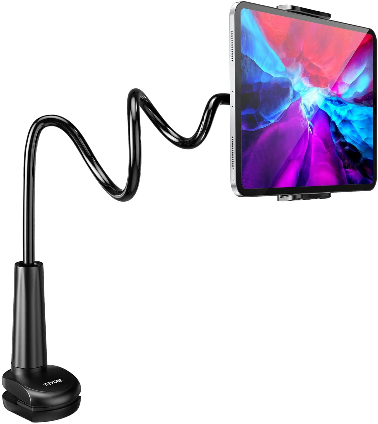 Tryone Gooseneck Tablet Stand, Tablet Mount Holder for iPad iPhone  Series/Nintendo Switch/Samsung Galaxy Tabs/Basic