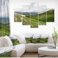 thumbnail image 1 of North Caucasus Green Mountains - Landscape Canvas Art Print, 1 of 3