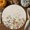 Beige, variant on Fall Pink Flower Round Braided Placemats Set of 2, White Daisy Leaf Pastoral Plant Vintage Heat Insulation Place Mats Washable Non-Slip Table Mats for Kitchen Dining Party, 13 Inches