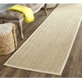 thumbnail image 2 of SAFAVIEH Natural Fiber Maisy Solid Runner Rug, Natural/Beige, 2'6" x 16', 2 of 8