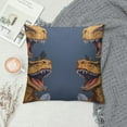 thumbnail image 2 of Nawypu  Throw Pillow Cover A Group of Tyrannosaurus rex Print Decorative Throw Pillows Soft Pillow Cases Square Cushion Case Christmas Pillow Covers for Couch Bed Sofa Farmhouse Decor, 2 of 5