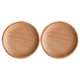 thumbnail image 1 of Bandeja de madera maciza para servir, bandeja de baño rectangular pequeña, bandeja de té, mesa de centro, 2 uds., 1 of 5