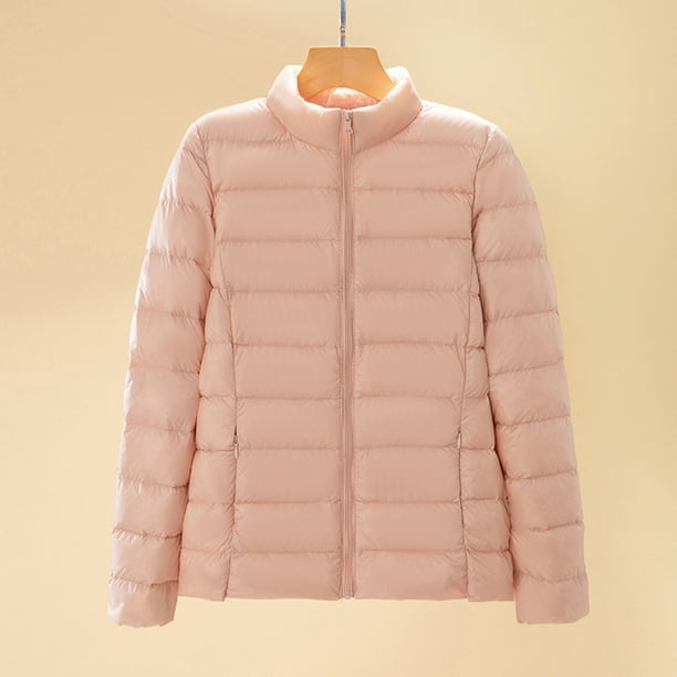 Chaquetas y abrigos casuales sin capucha de manga larga para mujer, abrigos cálidos, chaquetas finas de algodón gruesas y fáciles de usar, abrigos para mujer