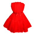 thumbnail image 4 of Robe en Tulle Sans Manches pour Femmes 2023 Robe Courte en Maille Unie Princesse Robe de Soirée Sans Couture, 4 of 4