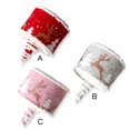 thumbnail image 4 of Matsuzay Caja de regalo de Navidad de 5m, cinta para regalo, cinta para envolver Navidad, tela de arpillera, cinta decorativa de felpa, cinta recortable Kits de decoración para fiestas rojo Matsuzay HA008101-01, 4 of 6