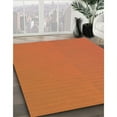 thumbnail image 3 of Ahgly Company Machine Washable Indoor Rectangle Transitional Neon Orange Area Rugs, 6' x 9', 3 of 7