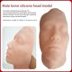 thumbnail image 2 of Modelo de cabeza humana de silicona con micromoldeado, simulación de inyección, almohadilla de piel con sutura, modelo de maniquí masculino, 2 of 6