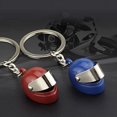 thumbnail image 2 of Llavero para casco de motocicleta, llavero estilo locomotora de moda, muy real como regalo de cumpleaños o vacaciones (rojo y azul) JM, 2 of 5