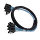 thumbnail image 1 of Injueey Cable de disco duro de Color aleatorio, Cable 3,0 de alta transmisión de datos de 7 pines SATA a SATA de 6Ghps, Cable de datos de alta Cables de computadora 4 Köpfe 0.5 M, 1 of 6