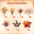 thumbnail image 4 of AcerichFad Artificial Fall Flowers for Outdoors, 24 Bundles Fall Fake Plants Plastic Faux Flowers for Outdoor Indoor Autumn Thanksgiving Garden Yard Window Home Decor, 4 of 7