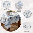 thumbnail image 5 of Blue Yellow Floral Table Cloth Waterproof Tablecloths, Spring Birds Garden Botanical Blossom Tablecloth Dining Table Cover for Kitchen Party Tabletop Outdoor, Square Tablecloth 60x60 Inch, 5 of 9
